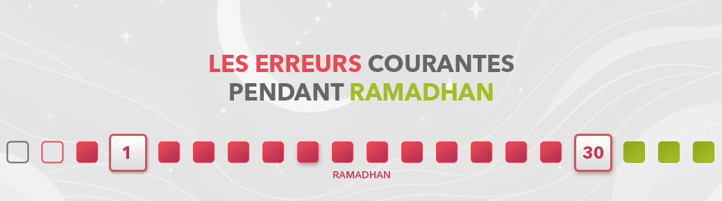 Les erreurs courantes pendant Ramadan