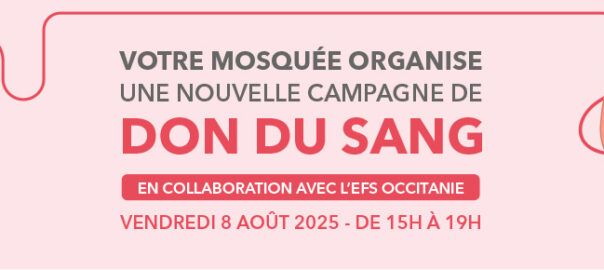 Collecte de sang mosquée Mirail