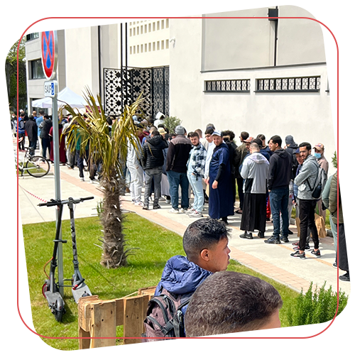 Ouverture de la mosquée en avril 2022