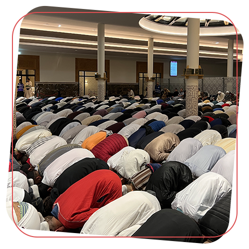 Prière dans la mosquée du Mirail